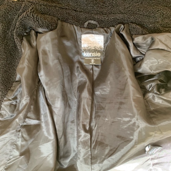 KENSIE Double Breasted Teddy Bear Coat - Picture 5 of 6